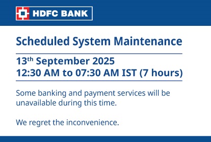 Scheduled maintenance
